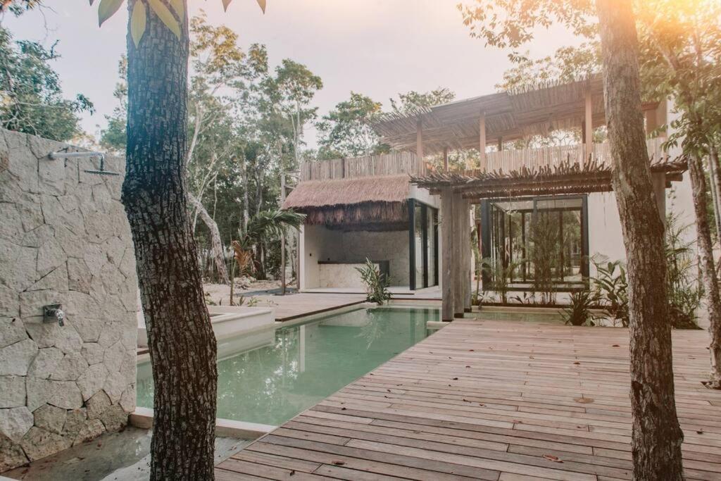 Villa Xuncari In The Heart Of The Jungle Тулум Екстериор снимка
