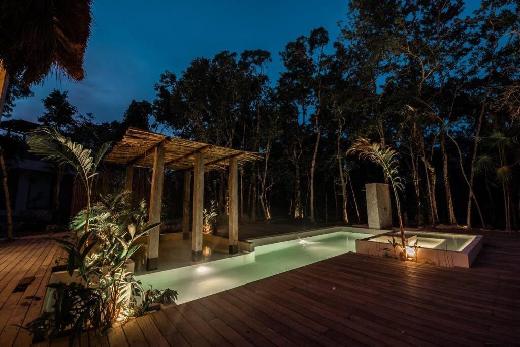 Villa Xuncari In The Heart Of The Jungle Тулум Екстериор снимка
